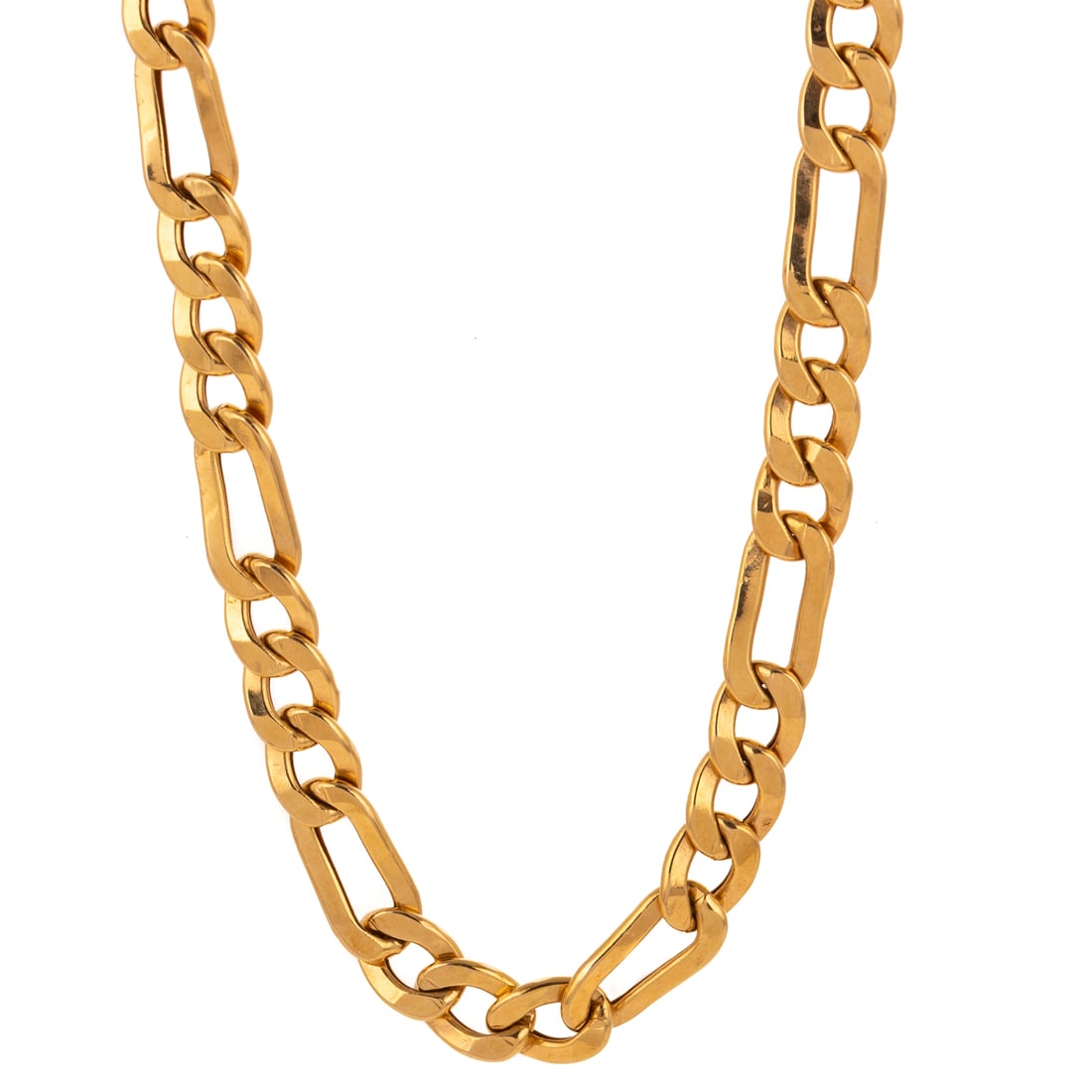 A Wide Figaro Link Chain in 14K (1 of 3)