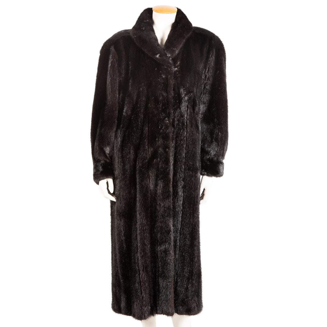 Full-Length Black Mink Coat (1 of 4)
