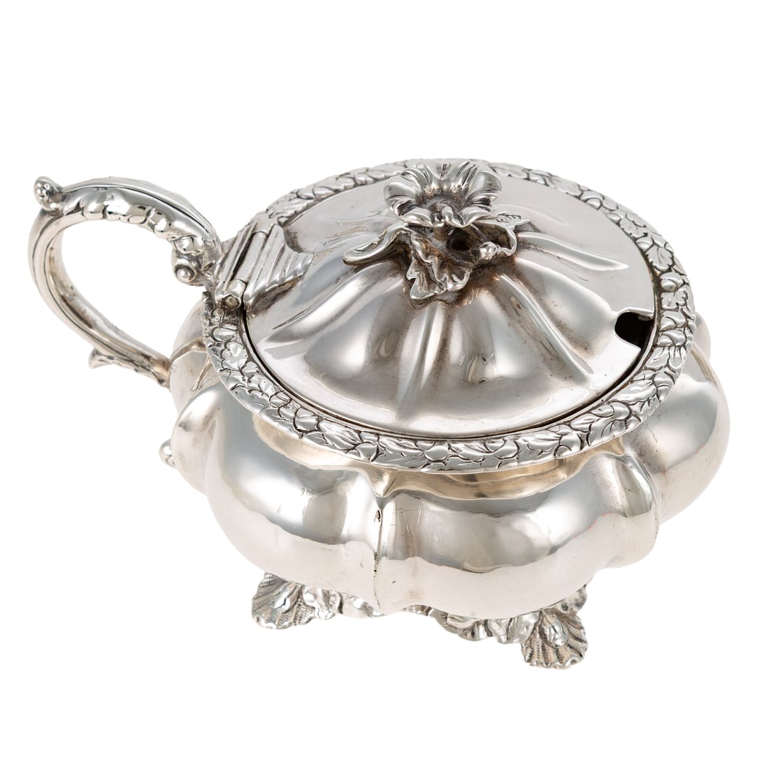 Three Victorian Silver Mustard Pots - 5