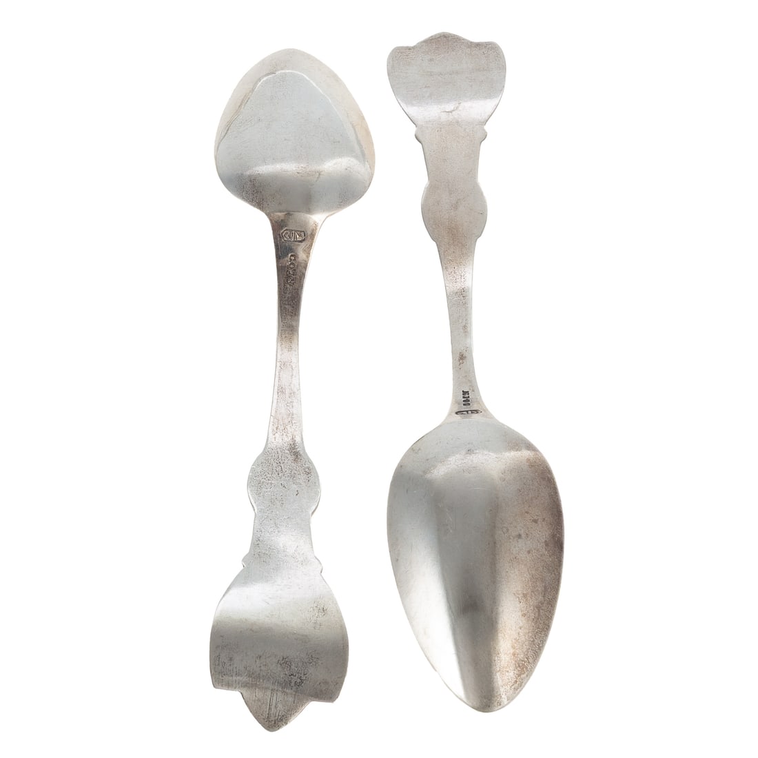 Five Coin Silver Teaspoons by James Watts - 3