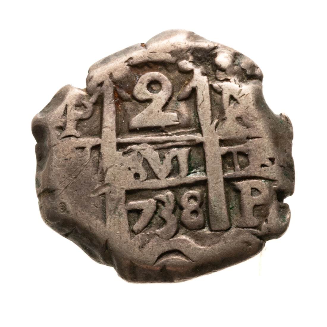 Five Two-Reales from Two Different Kings - 6