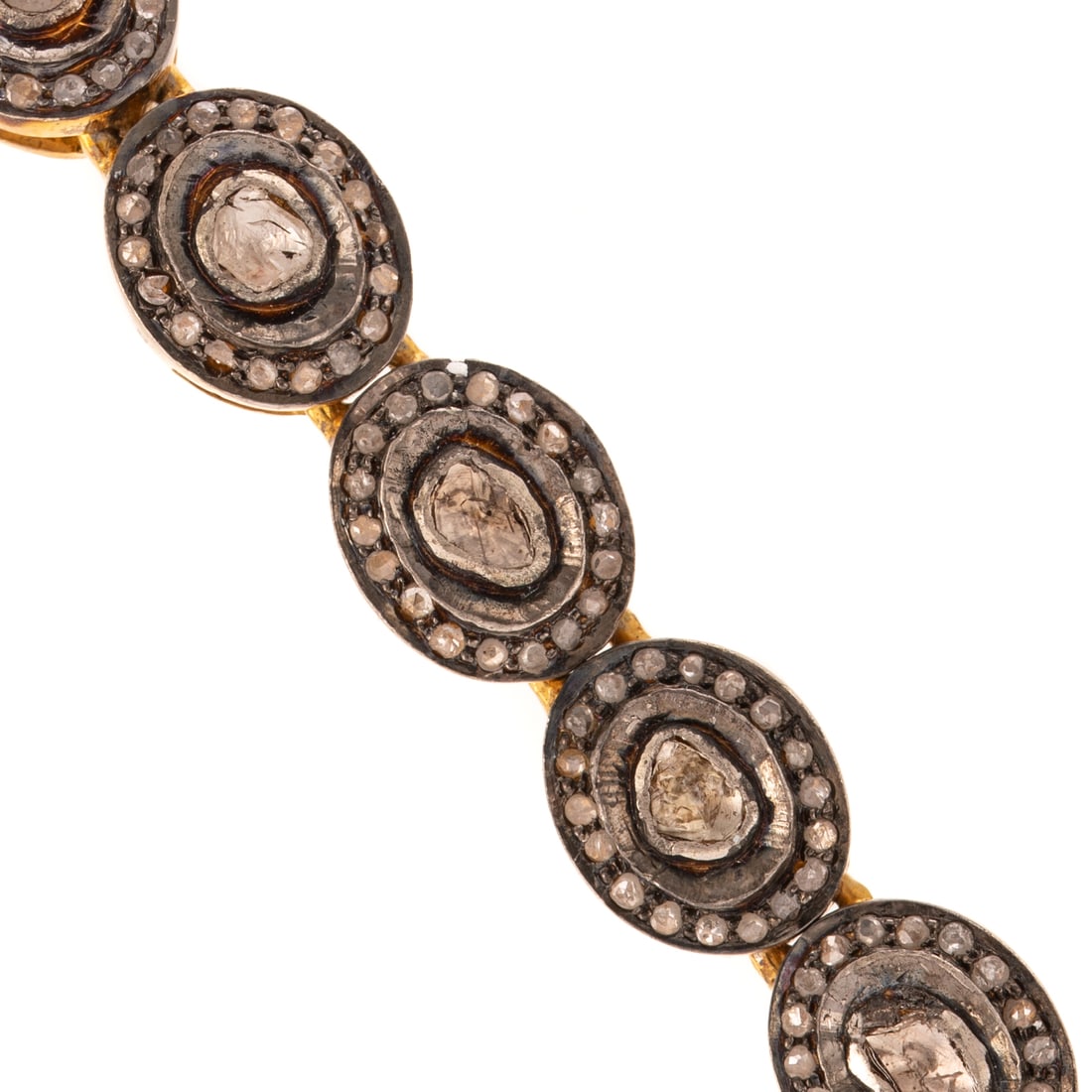 A Native Cut Diamond Line Necklace - 3