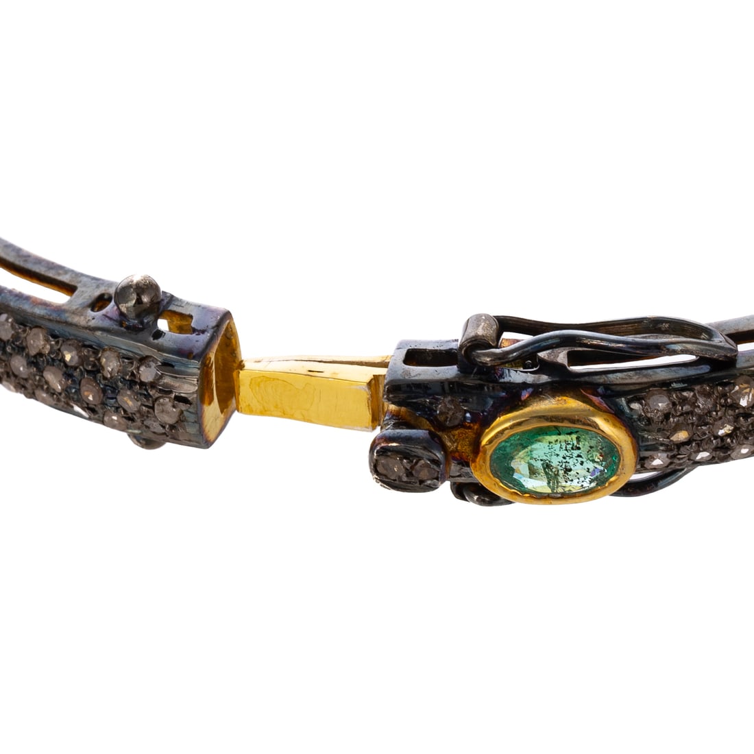 Four Diamond, Ruby & Emerald Bangles - 3