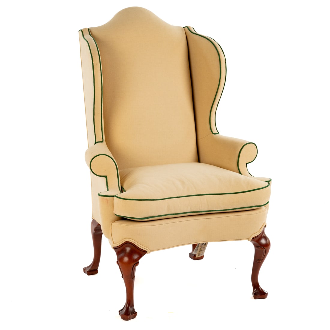 Hickory Chair Upholstered Wing Chair (1 of 7)