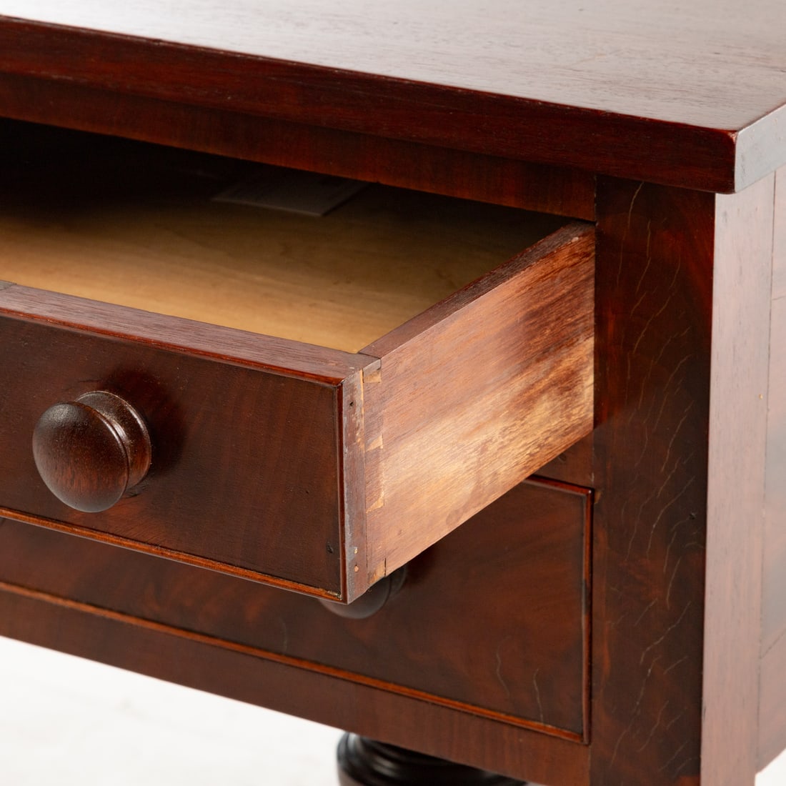 American Classical Mahogany Work Table, Baltimore - 6
