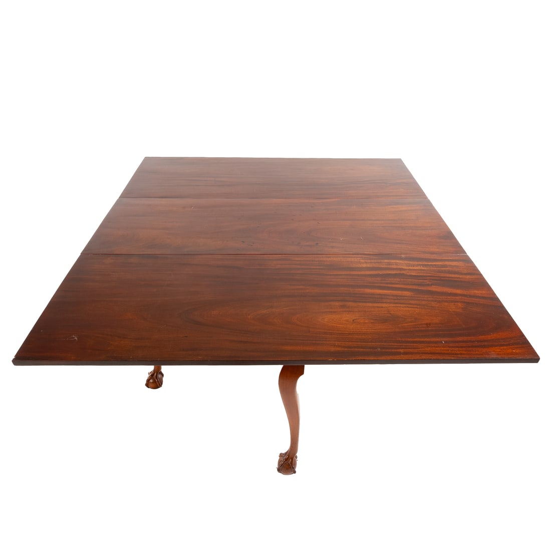 Chippendale Style Mahogany Drop Leaf Table - 4