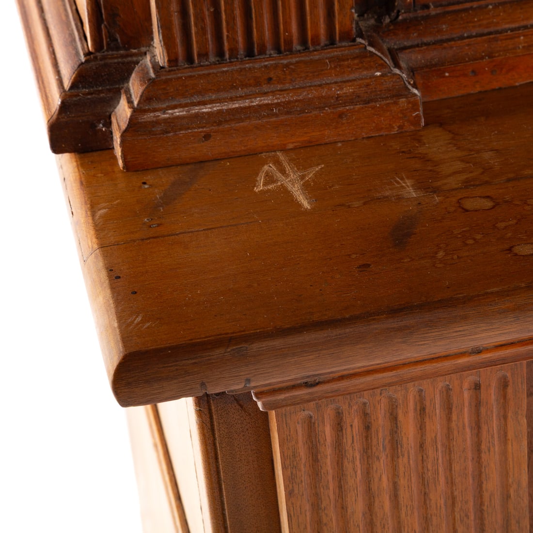 American Vernacular Pine Stepback Cupboard - 7