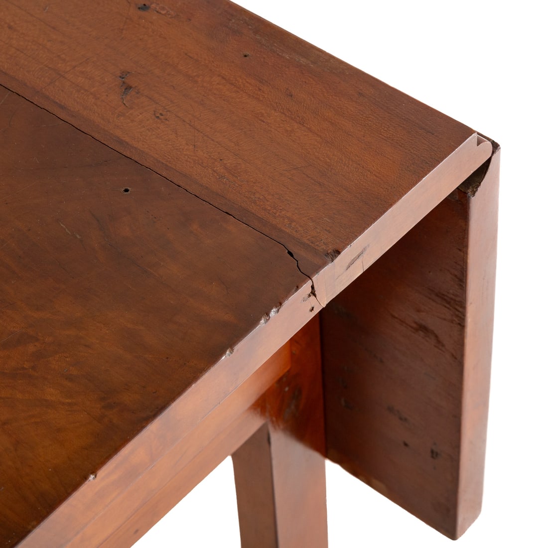 American Chippendale Maple Drop Leaf Table - 4