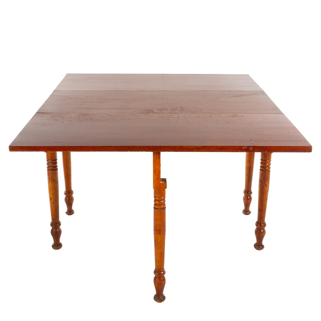 Late Federal Cherry Drop Leaf Table - 3