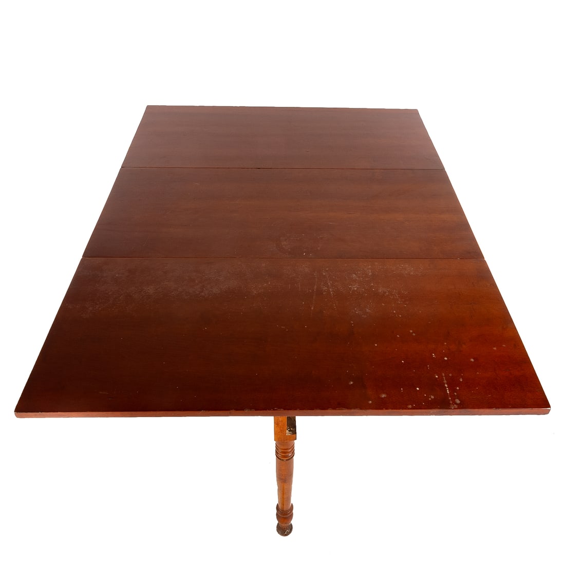 Late Federal Cherry Drop Leaf Table - 4