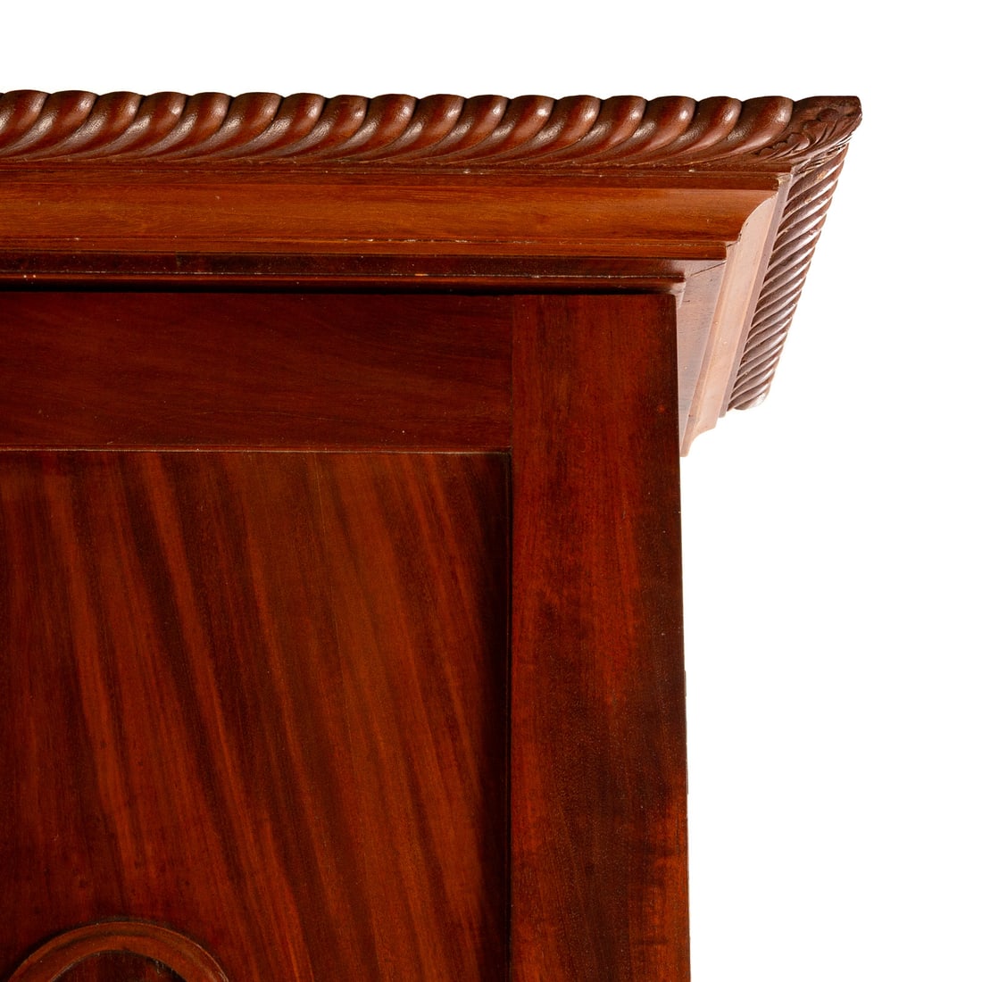 American Classical Mahogany Stepback Cabinet - 5