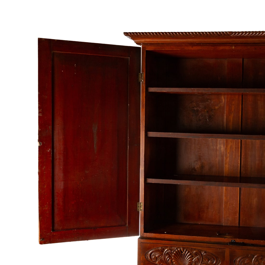 American Classical Mahogany Stepback Cabinet - 8
