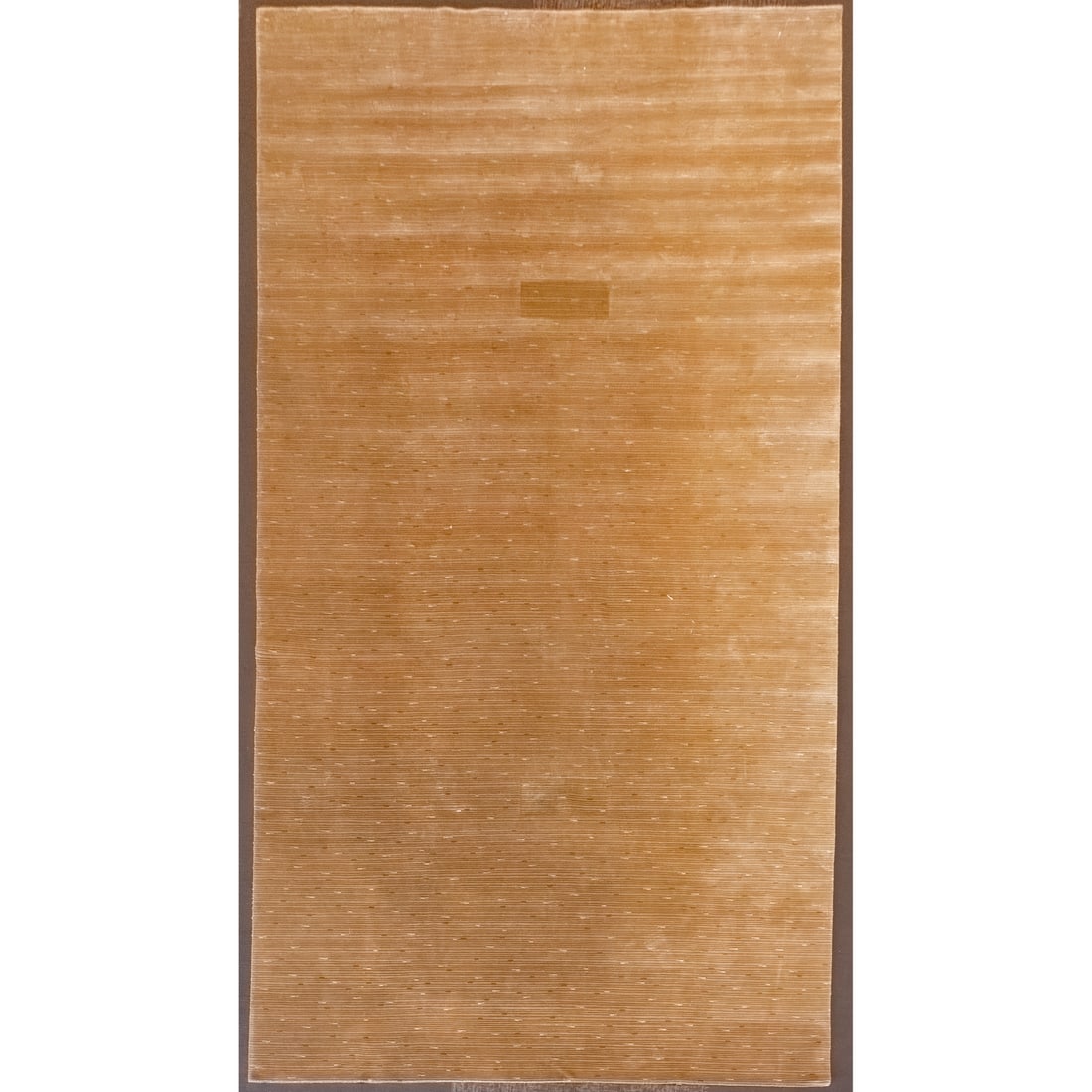 Tibetan Carpet, Nepal, 10.1 x 19.11: Modern, hand-knotted, wool pile with silk type accents
