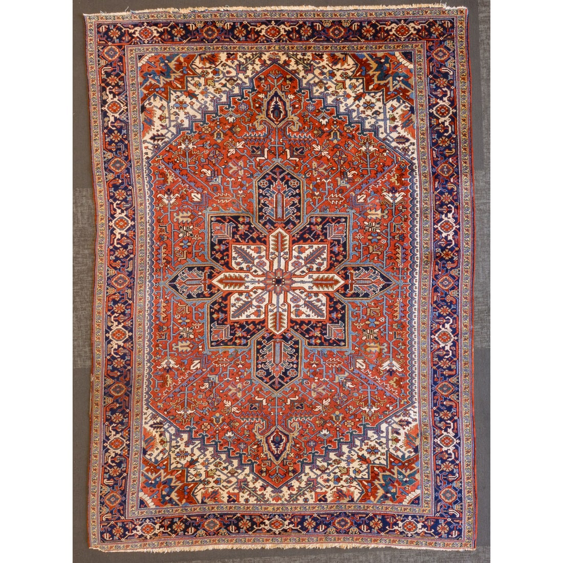 Semi-Antique Heriz Carpet, Persia, 9.6 x 13.2 (1 of 8)