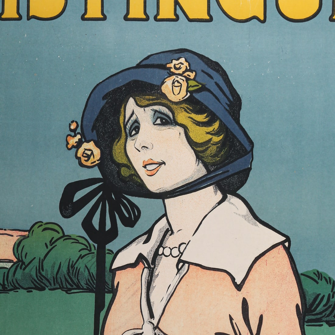 Daniel de Losques. "Mistinguett," lithograph - 2