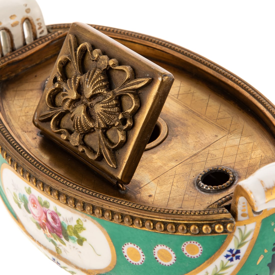 Three Porcelain Inkwells - 2