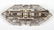 French Art Deco platinum & diamond clip brooch - 4