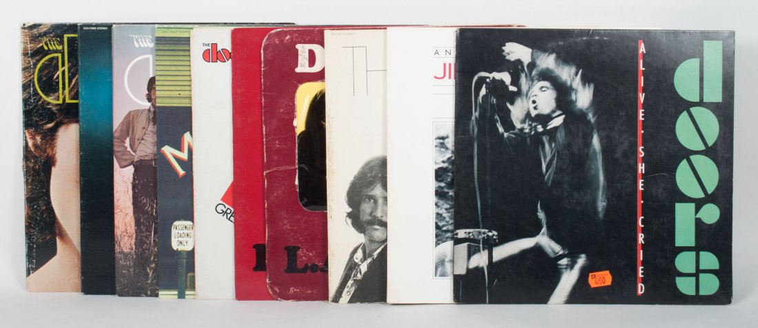 10 "Doors" vinyl LP's: .