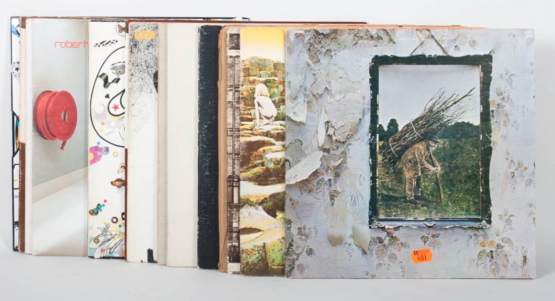 14 "Led Zeppelin" and Robert Plant vinyl LP's: .