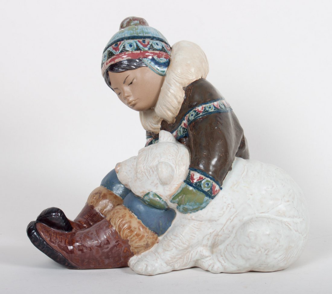 Lladro Gres Eskimo with polar bear Oct 26, 2014 Alex Cooper in MD