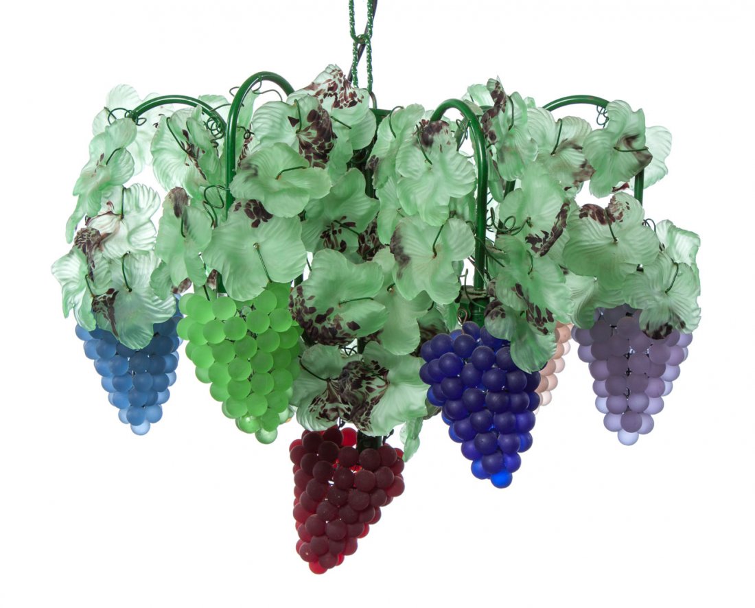 glass Grape Cluster chandelier