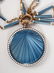 Tiffany guilloche enamel pendant watch & chain - 3