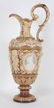 Large Mettlach salt glazed stoneware ewer