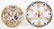 Two French faience plates in the Rouen manner