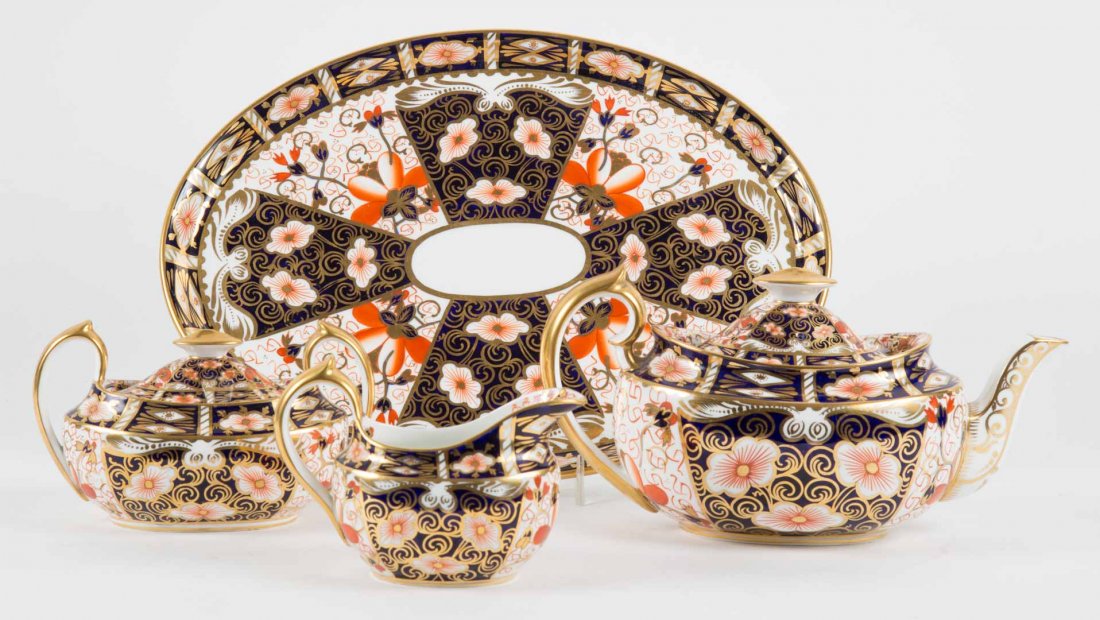 Royal Crown Derby china partial tea service (1 of 7)