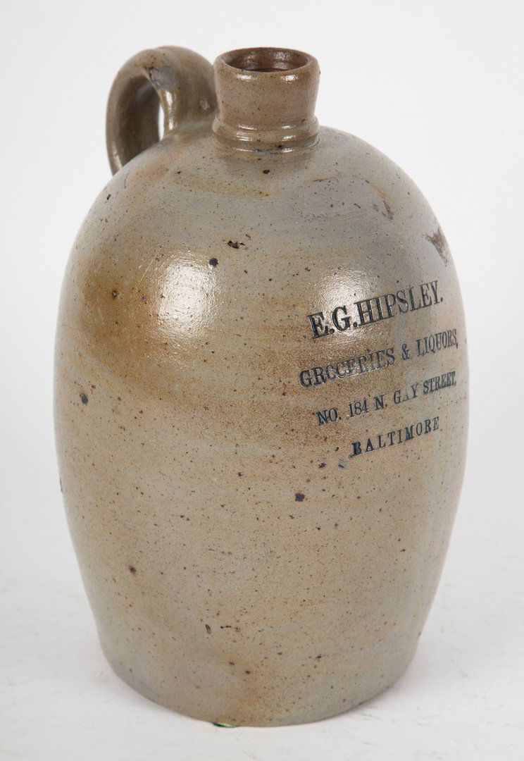 American salt glazed stoneware jug (1 of 4)