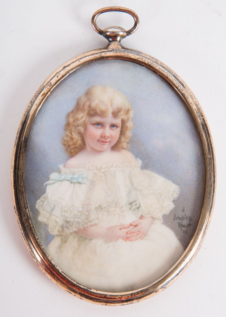 J. Staples Rowe. Portrait miniature (1 of 4)