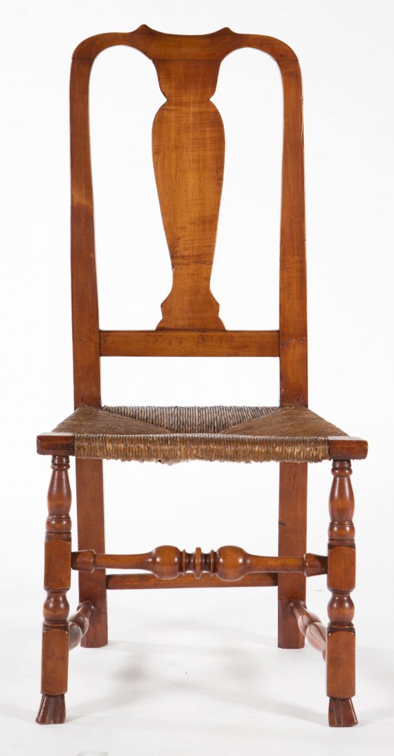 American Queen Anne Side Maple Chair (1 of 4)