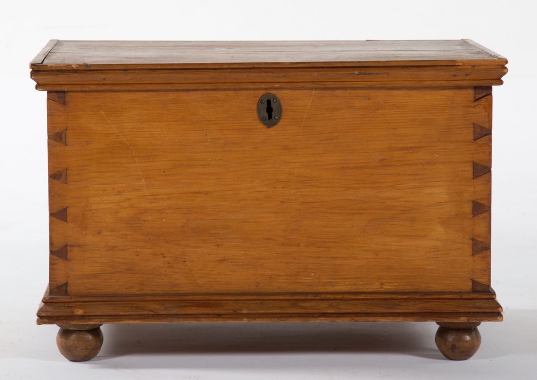 American vernacular pine diminutive chest (1 of 5)