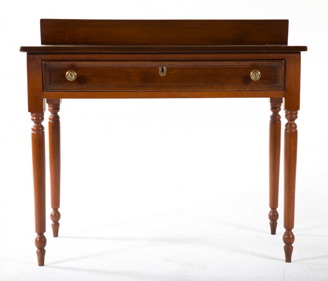 Late Federal cherrywood writing desk (1 of 2)