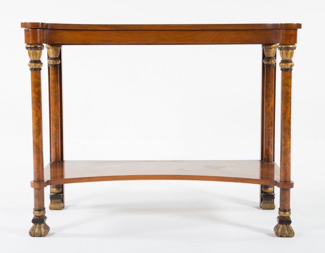 Regency style walnut pier table (1 of 4)