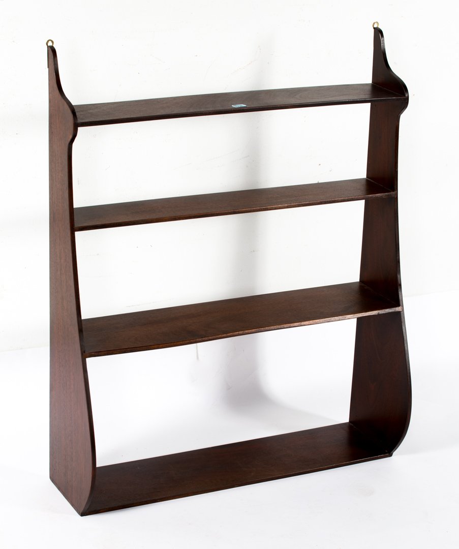 American vernacular walnut hanging shelf (1 of 2)