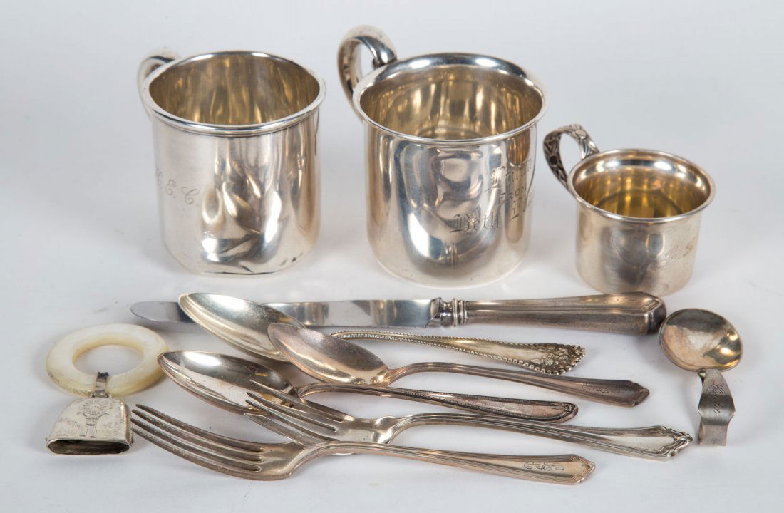 American sterling silver baby & child articles (1 of 6)