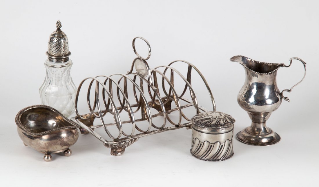 Five continental silver table articles (1 of 5)