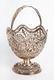 George III sterling silver sweetmeat basket