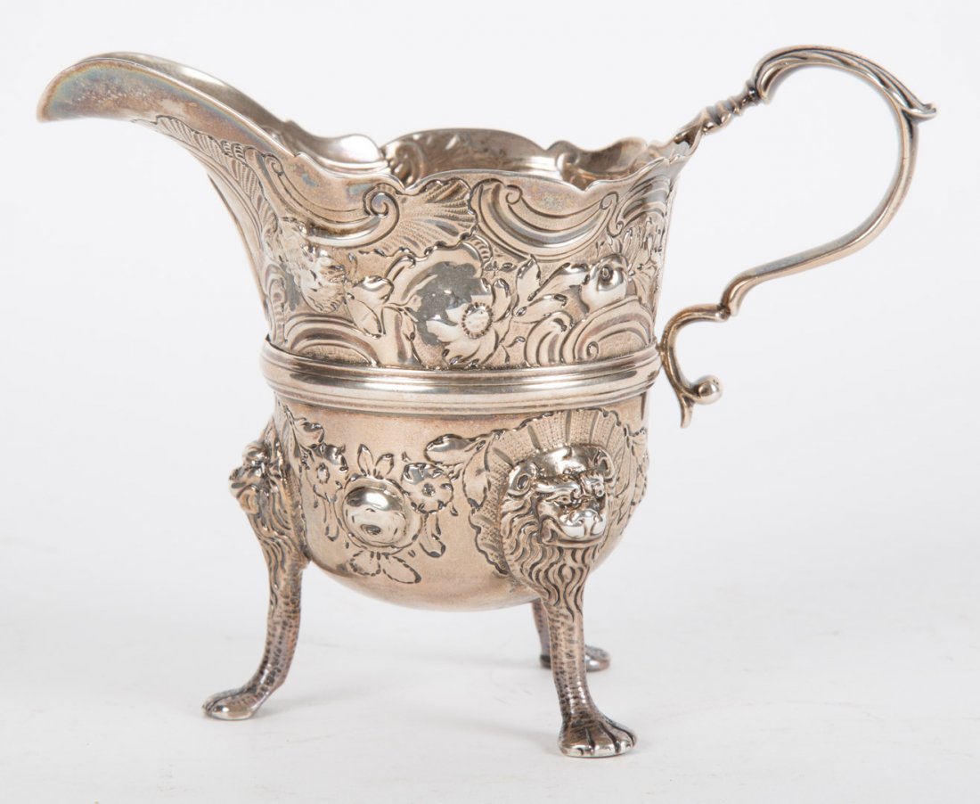 Georgian sterling silver cream pitcher (1 of 5)