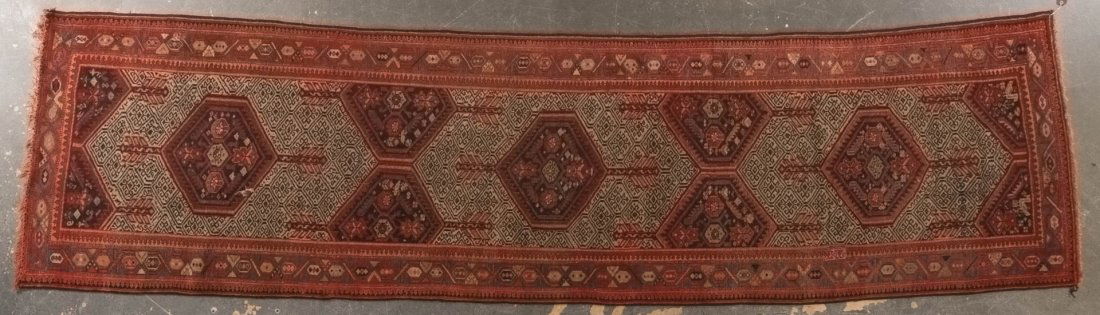 Antique Malayer runner, approx. 3.11 x 15.2 (1 of 1)
