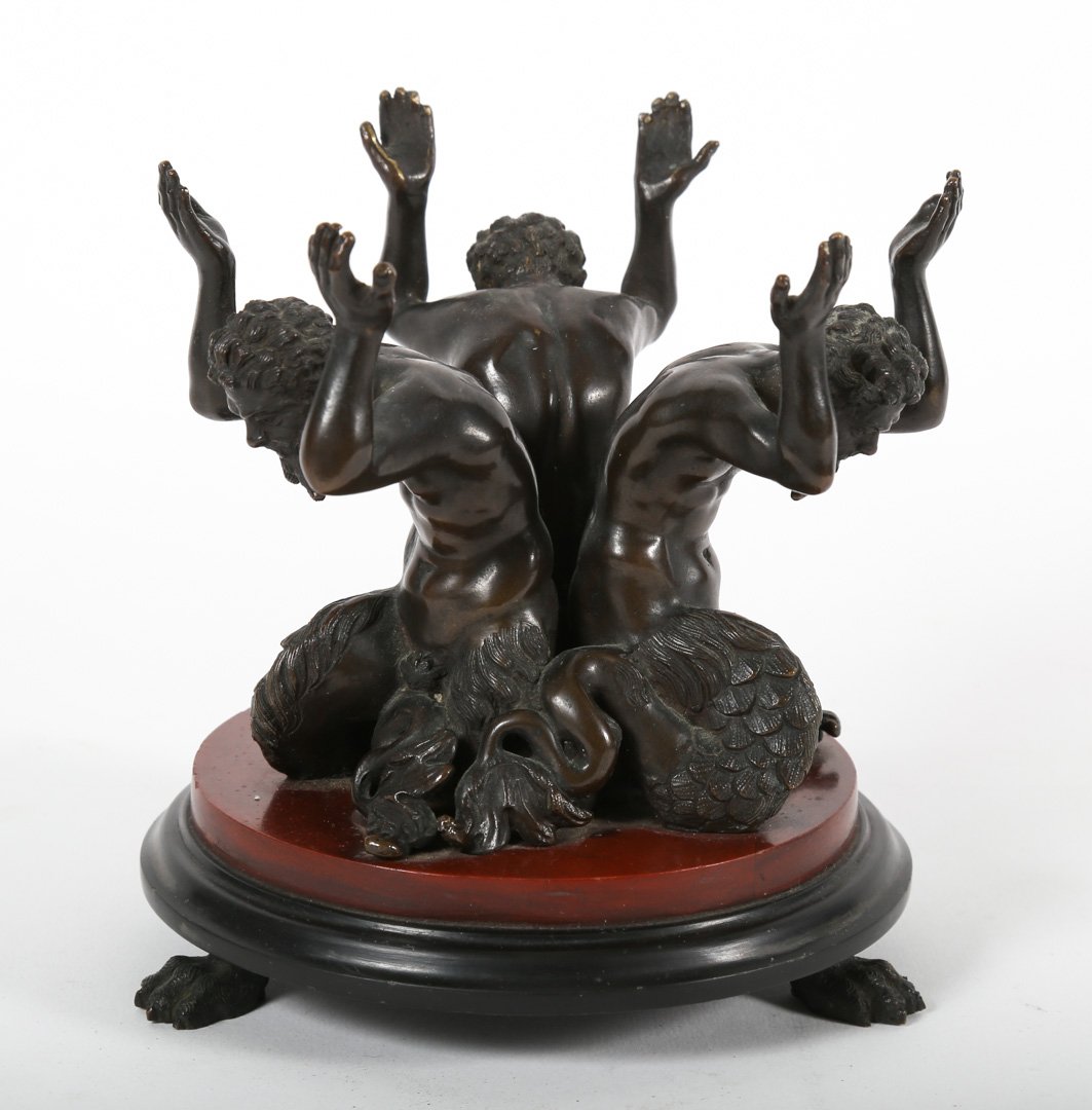 Continental bronze figural base (1 of 4)