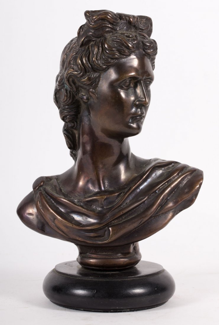 Bronze bust, After "Apollo Belvedere" (1 of 4)