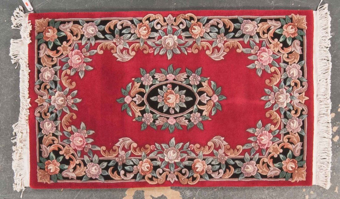 90-Line Chinese rug, approx. 3.6 x 5.6 (1 of 1)