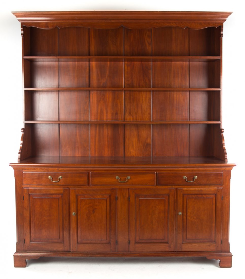 Chippendale style cherrywood Welsh cupboard (1 of 6)