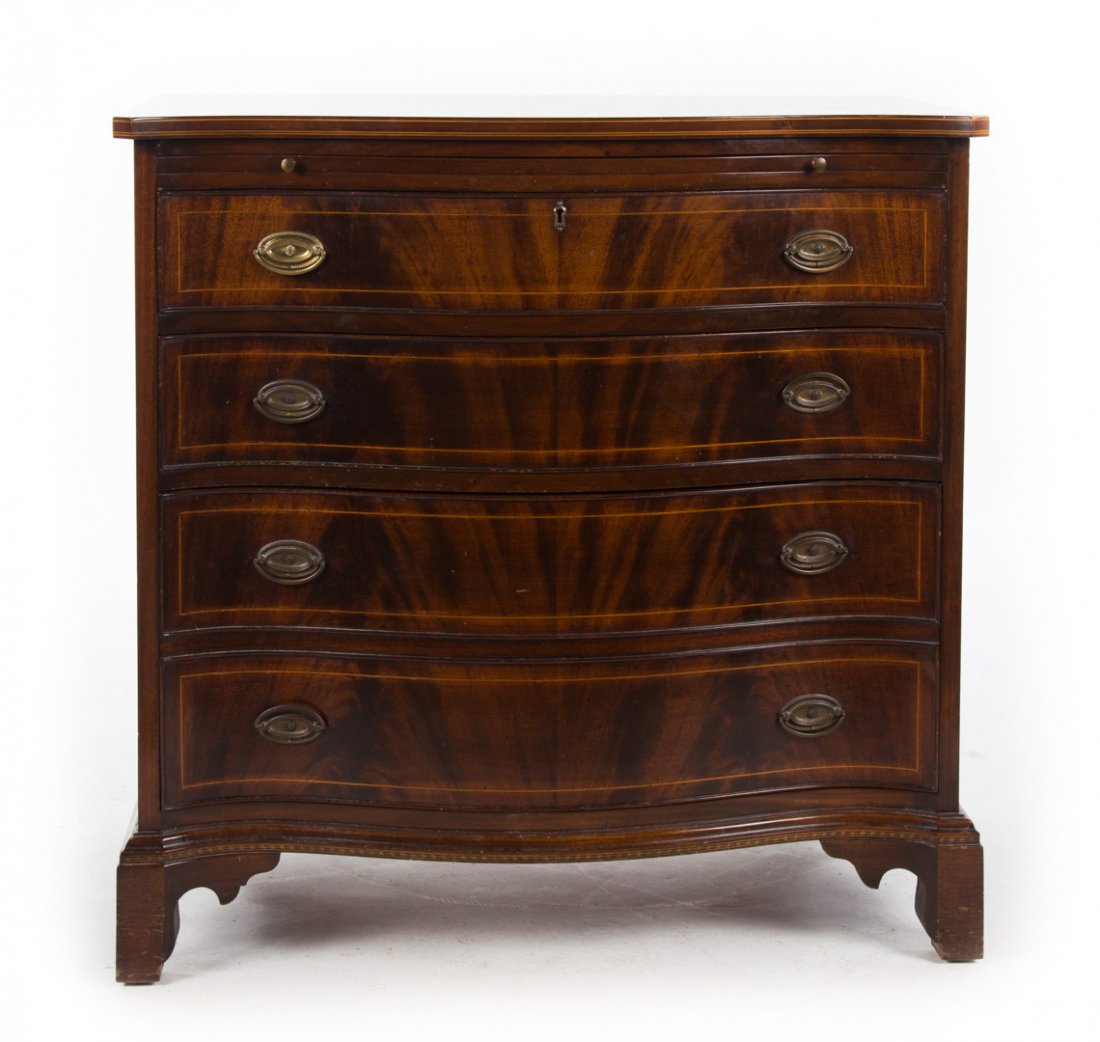 Potthast Bros. Federal style mahogany chest (1 of 3)