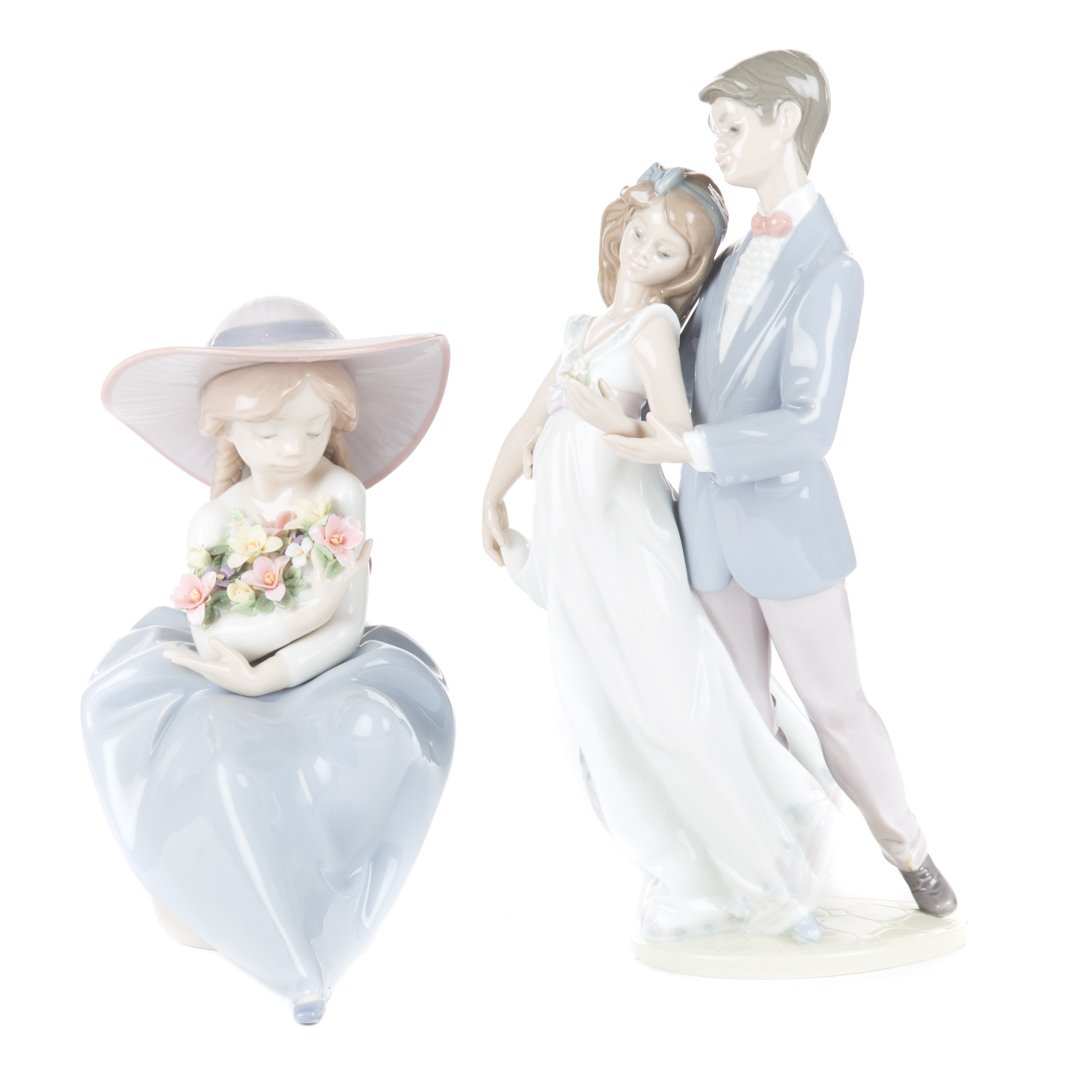Two Lladro porcelain figure groups (1 of 7)