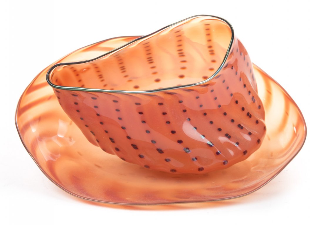 Dale Chihuly. "Sea Foam" glass sculpture (1 of 3)