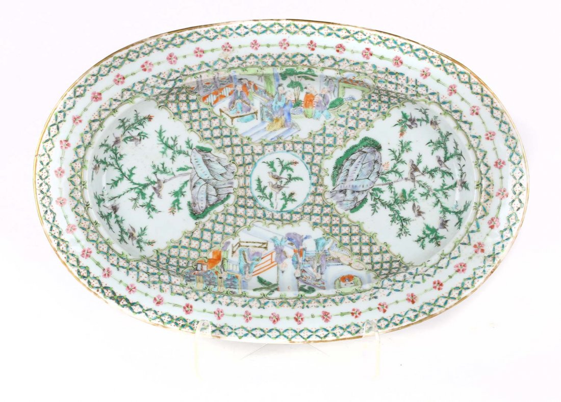 Chinese Export Famille Verte fish platter (1 of 3)