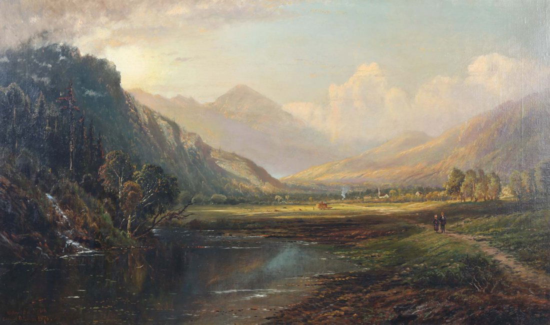 Edmund Darch Lewis "Nebraska Notch," oil on board (1 of 4)